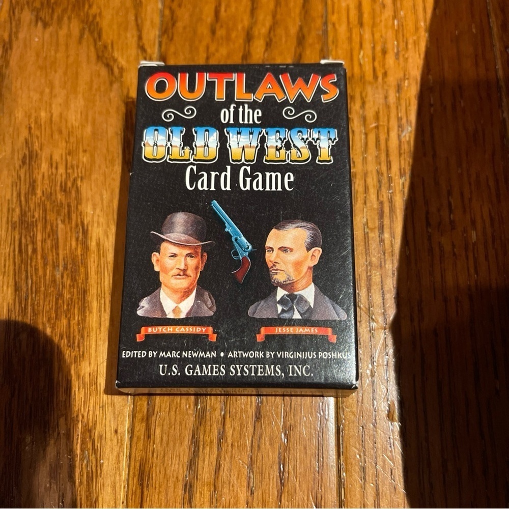 Vintage Outlaws of the Old West Card Game (1997)